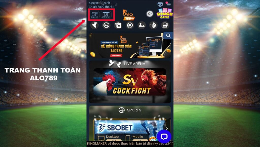 Hướng dẫn cách rút tiền alo789 dành cho người mới 9 Rút tiền alo789 9