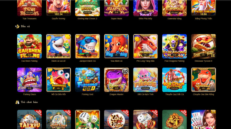 Link vào vsvplay. Com mới nhất | thưởng cực lớn cho tân thủ 7 Nhiều game bắn cá hot